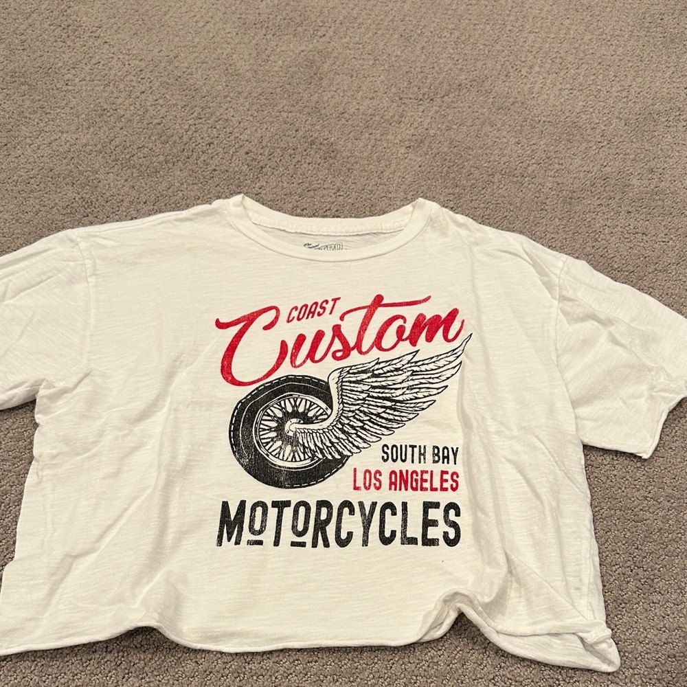Custom White Graphic T-Shirt